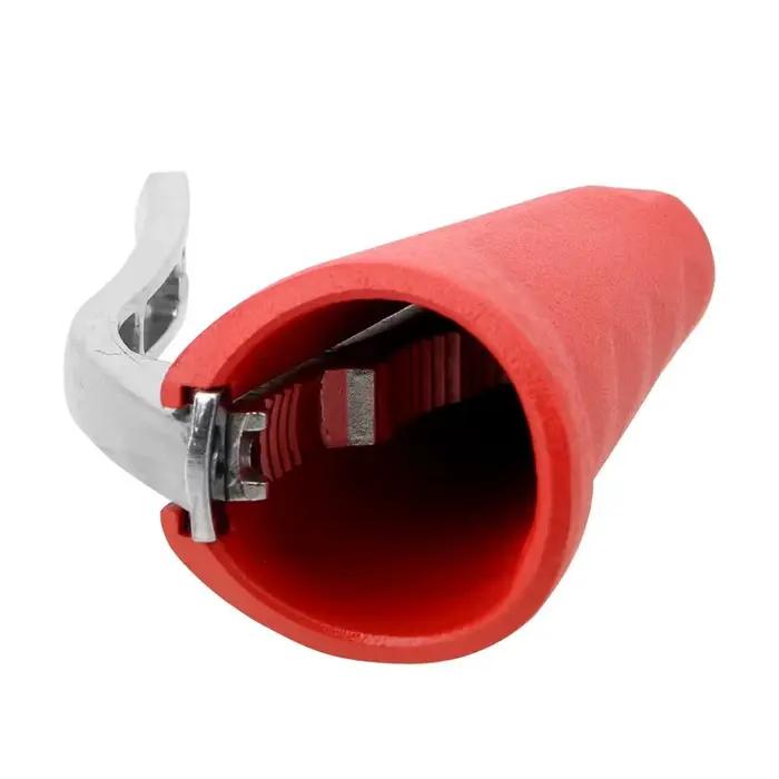 Pince à noisettes en alliage de Zinc Durable, ouvre-écrou en forme d'entonnoir noir et rouge, décortiqueur, pince à noix d'amande, outils de cuisine