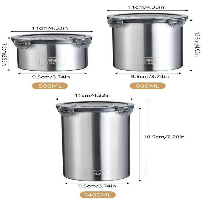 Bocaux de stockage 500/900/1400ml