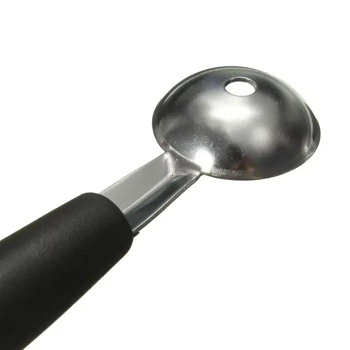 Cuillère à boules de melon en acier inoxydable pour fruits et légumes outil de cuisine pour préparer des desserts et plats artistiques occasions spéciales