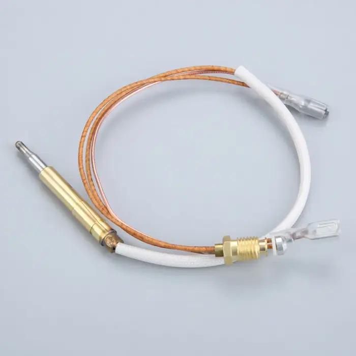 Thermocouple universel de type rainure avec interrupteur anti-chute, gril extérieur, pièce thermocouple, gaz. chauffe-eau, fixation sur prompt ket ket, 350mm, 4.8mm