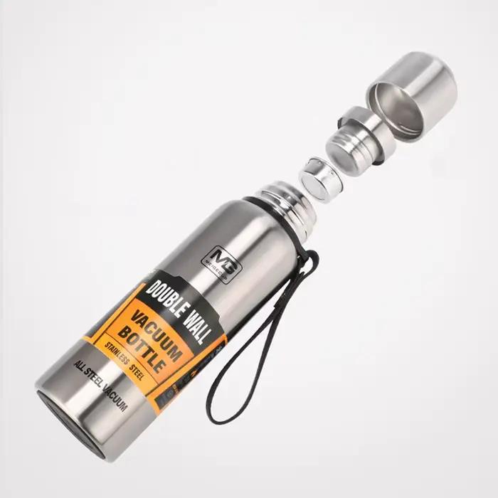 Thermos en acier inoxydable Upors grande capacité avec corde pour hommes pour randonnée camping voyage isolation thermique 12-24 heures