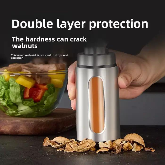 Distributeur d'huile en verre en acier inoxydable