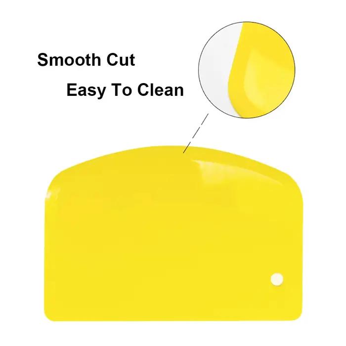 Spatule à crème en plastique pour pâtissiers, coupe-pâtisseries, spatule de crème fondante, spatule de pâte, spatule de gâteau, outil de cuisine pour amateurs et professionnels