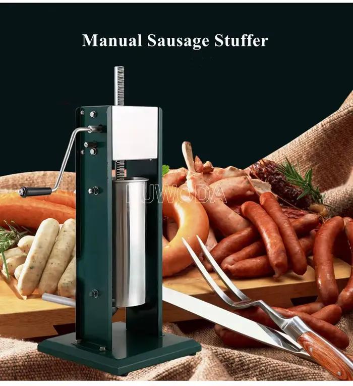 Seringue Manuelle Verticale pour Remplissage de Saucisses et Peinture Verticale en Argent Sterling Couleur Mixte Occasions Spéciales Cuisines Créatives