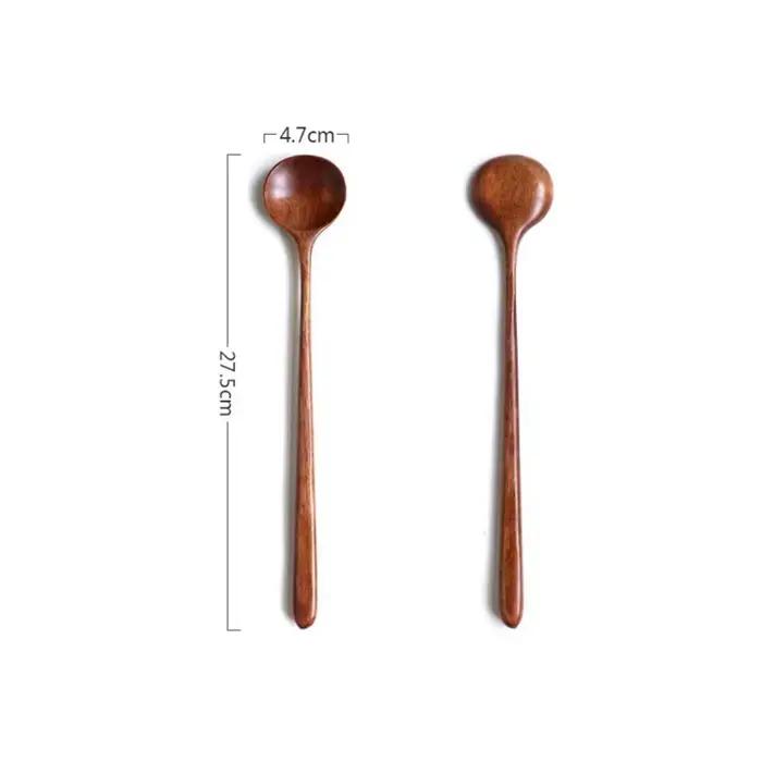 Ustensile de cuisine japonais durable à long manche pour sauces, cuillère à mélanger, cuillère à soupe, passoire pour la table de cuisine