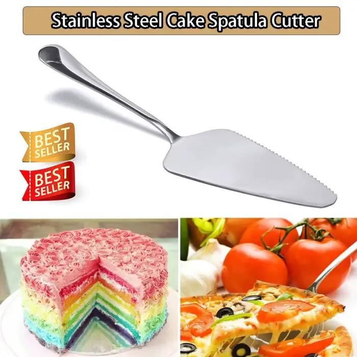 Pelle à gâteau en acier inoxydable, couteau à tarte, outils de cuisine opaque