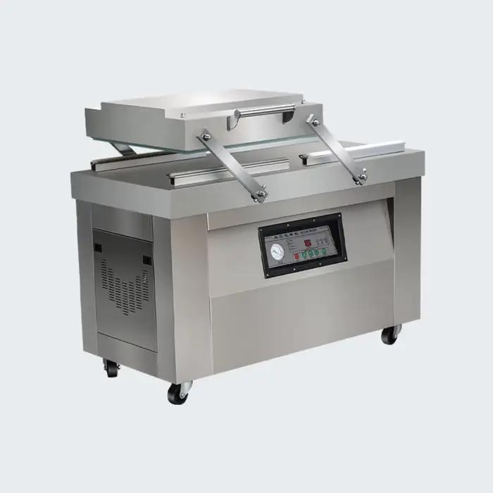 Machine sous vide semi-automatique commerciale à double chambre de grande capacité, scelleuse sous vide alimentaire automatique à double chambre