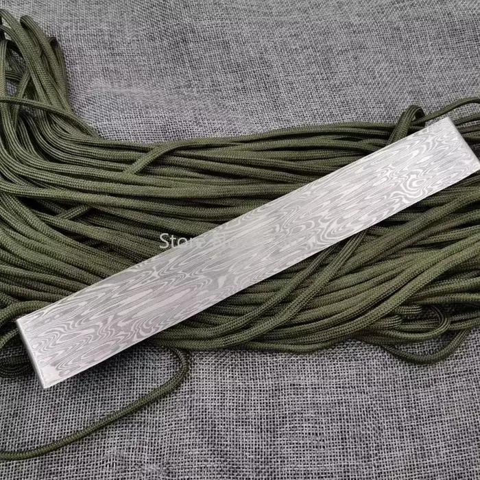Lame de Couteau Multifonction Damas en Acier Inoxydable pour Bricolage Maison et Création Occasions Spéciales