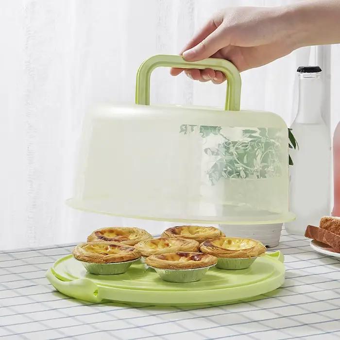 Boîte à Gâteaux Ronde Portable