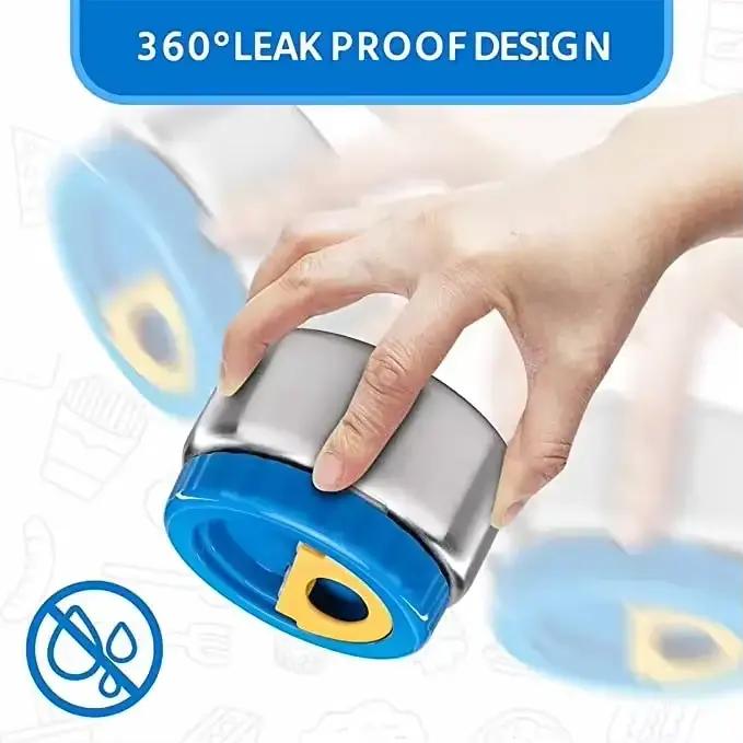 Pot alimentaire isolé sous vide à soupe thermique de 8oz à large bouche pour aliments chauds et froids
