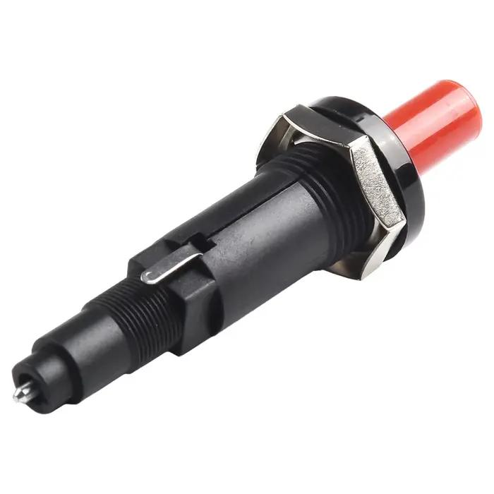 Allumage piézo-électrique 18KV 3PF 5-6mm, fours de Camping, bouton poussoir Portable avec câble, Terminal 2.3mm, outil de Barbecue, 1 pièce