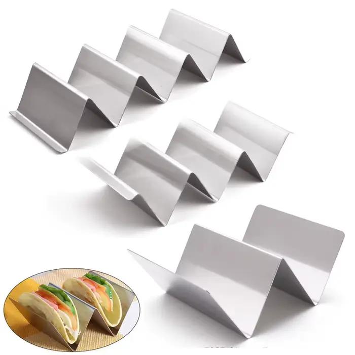 Support à tacos du mexique en acier inoxydable