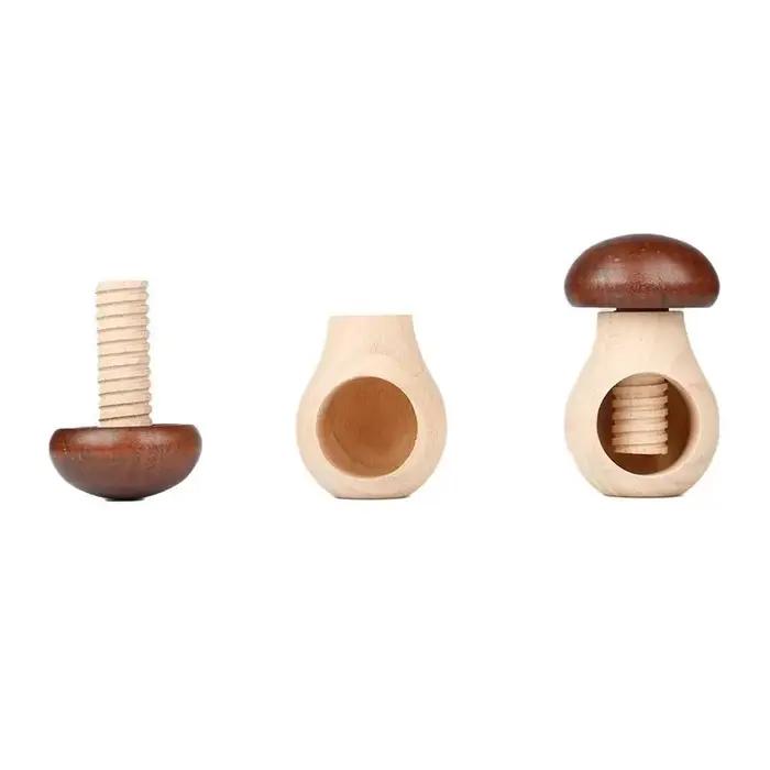 Nouveau casse-noisette en forme de champignon outil de cuisine multifonctionnel pour une fissuration facile pince à