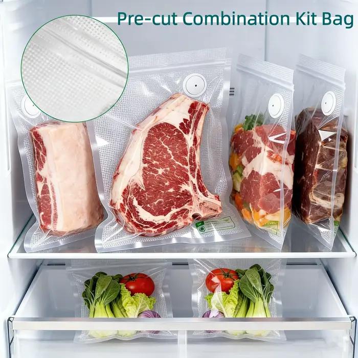 Machine de mise sous vide électrique rechargeable par USB avec 12 sacs réutilisables pour la conservation des aliments camping congélateur