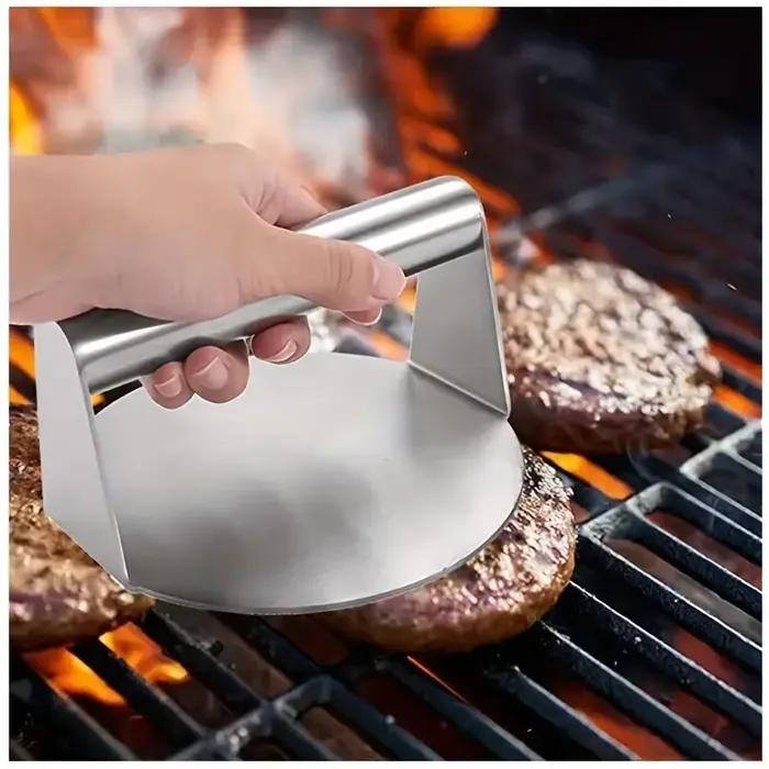 Presse à hamburger en acier inoxydable, moule à hamburger, presse à viande circulaire pour viandes de charcuterie, accessoires de cuisine