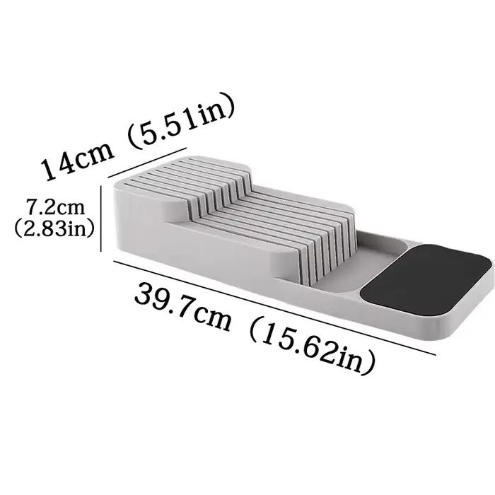Plateau de rangement de couverts polyvalent de cuisine