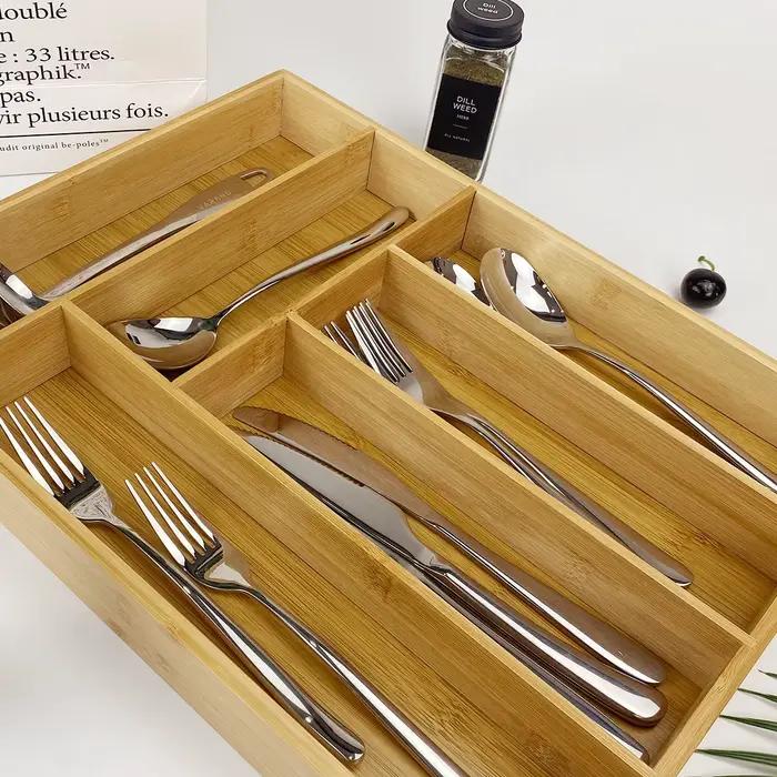 Boîte de rangement en bambou