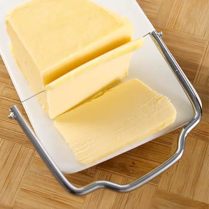 Coupe-fromage en acier inoxydable, coupe Foie Gras à domicile, outils de cuisson, couteau à beurre, séparateur de fromage, trancheur de fromage