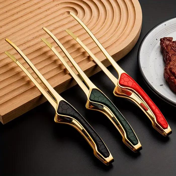 Pinces de cuisine en acier inoxydable