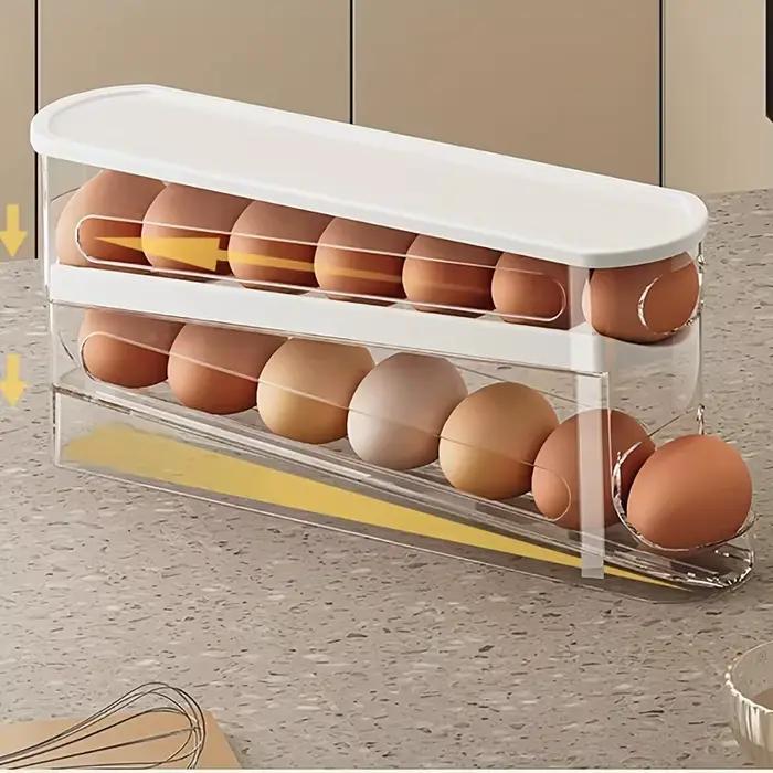 Boîte de rangement pour œufs à double couche