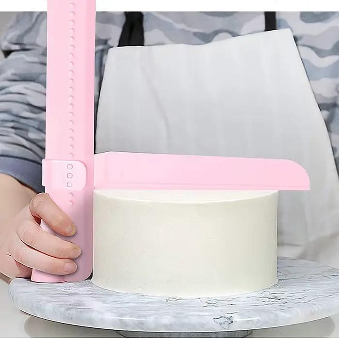 Grattoir à gâteau réglable, spatules à Fondant, bord de crème, outils de décoration plus lisses, ustensiles de cuisson, accessoires de cuisine, bricolage