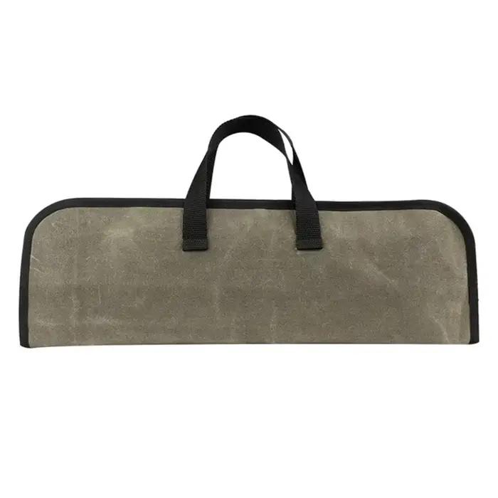 Sac pour couteaux de Chef, rouleau de cuisine en toile cirée robuste, sac pour couteaux de Chef, sac en rouleau de cuisine, rangement Portable et Durable pour Camping