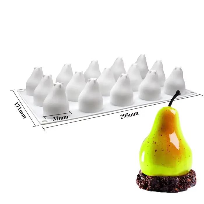 Fruits série mangue poire cuisson mousse gâteau moule en silicone dessert