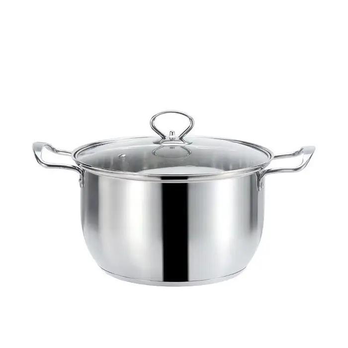 Marmite à soupe astronomique double en acier inoxydable, cuisson non magnétique, ustensiles de cuisine polyvalents, poêle antiarina, marmite à usage général, 1,5 L-4L