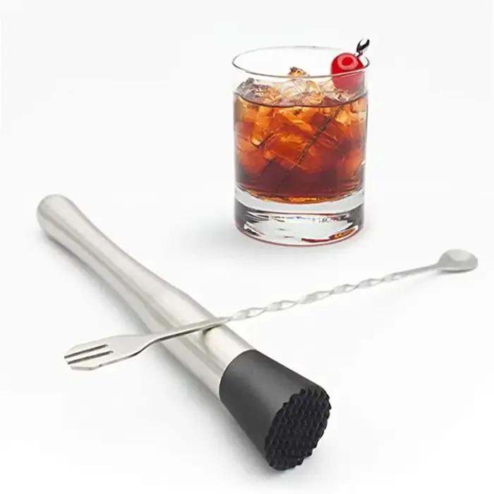 Muddler à Cocktail et cuillère à mélanger