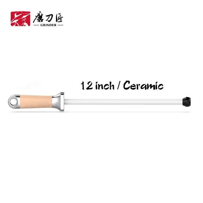 Rod d'affûtage en céramique et diamant pour couteaux de cuisine professionnels à offrir pour occasions spéciales