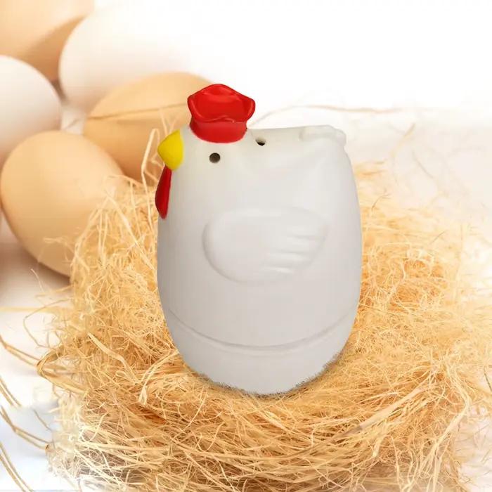 Poacher d'œufs à micro-ondes, poachers d'œufs en forme de poulet, cuiseur vapeur Portable antiadhésif pour micro-ondable pour une cuisine rapide du petit déjeuner