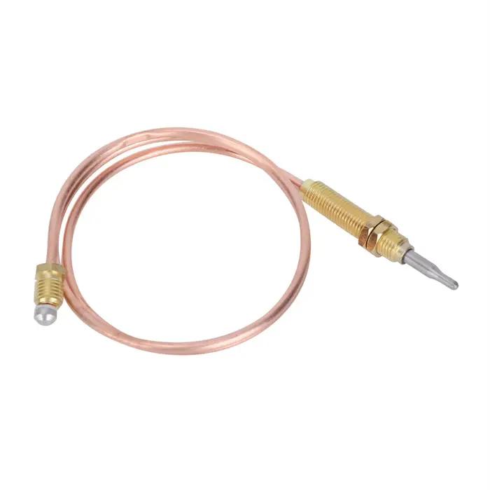 Sonde de Thermocouple à filetage M8, sonde de Thermocouple à gaz chauffant 600mm pour cheminée, accessoires de gril de barbecue