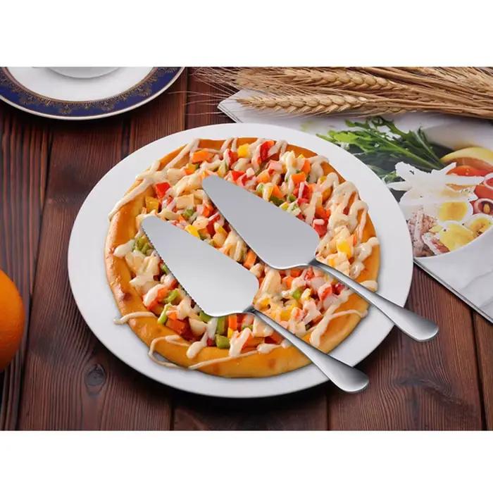 Pelle à gâteau en acier inoxydable, couteau à tarte, outils de cuisine opaque