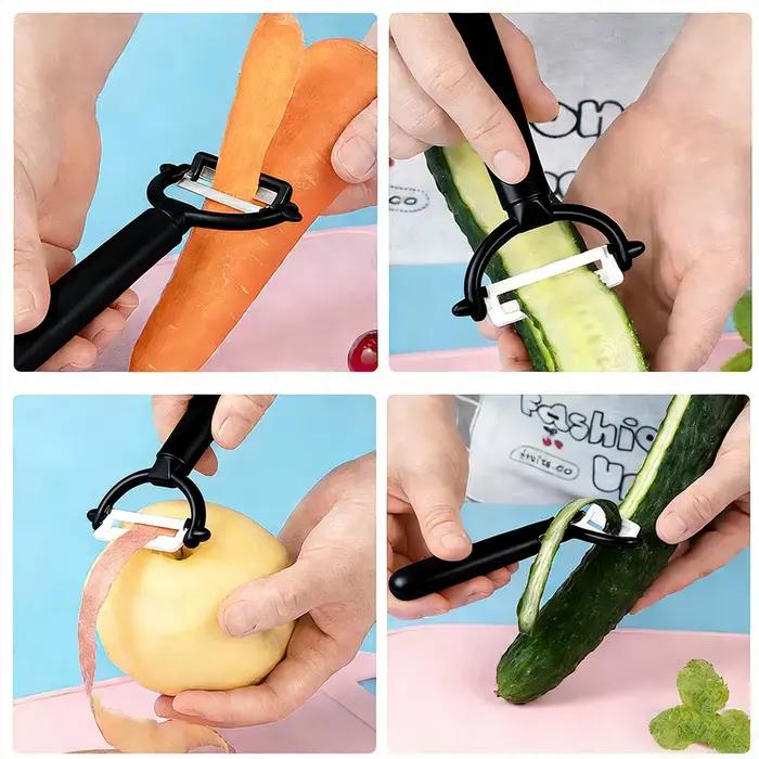 Éplucheur de fruits et légumes en céramique, outils de cuisine délicats, parer en zircone, couverts de cuisine, éplucheur de fruits et légumes, couteau d'office