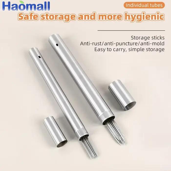 Brochette de Barbecue en acier inoxydable, brochettes de Barbecue réutilisables, bâton de fer Kebab pour Camping en plein air, outils de pique-nique, outils de cuisine
