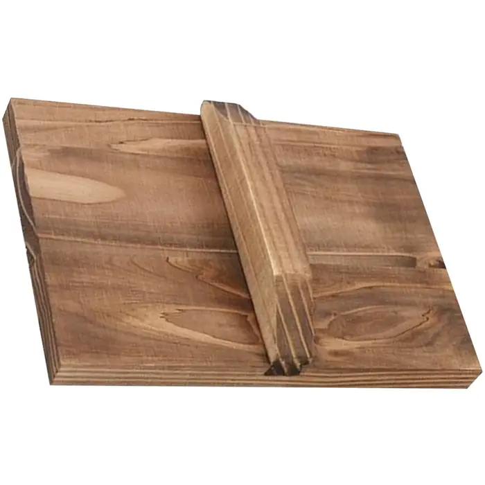 Couvercle de casserole en bois Cuisine japonaise Cuisson anti-éclaboussures Couvercle de casserole ergonomique Poignée ergonomique Tamagoyaki Crêpière Couvercle de casserole