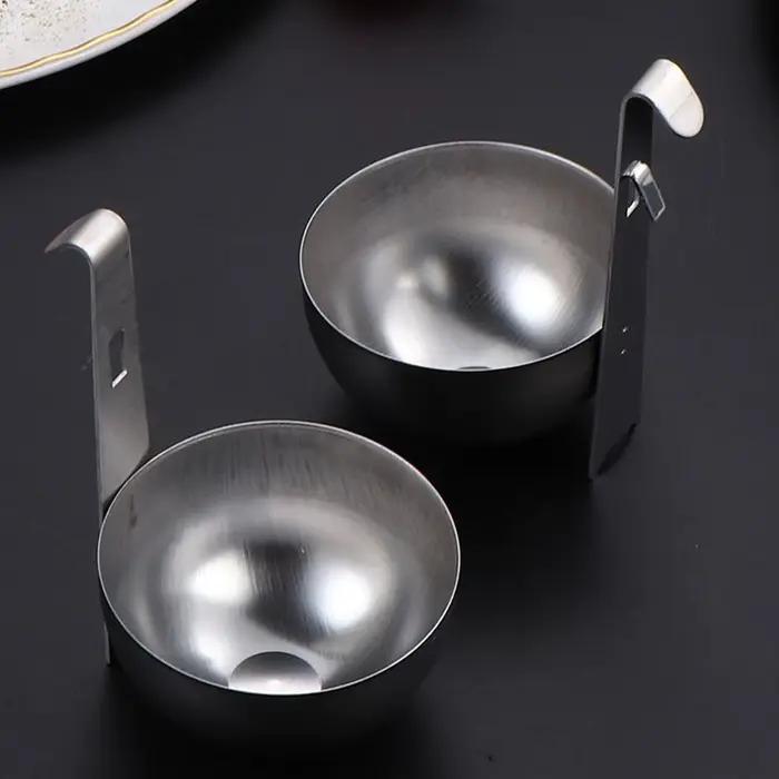 Moule à œufs pochés en acier inoxydable
