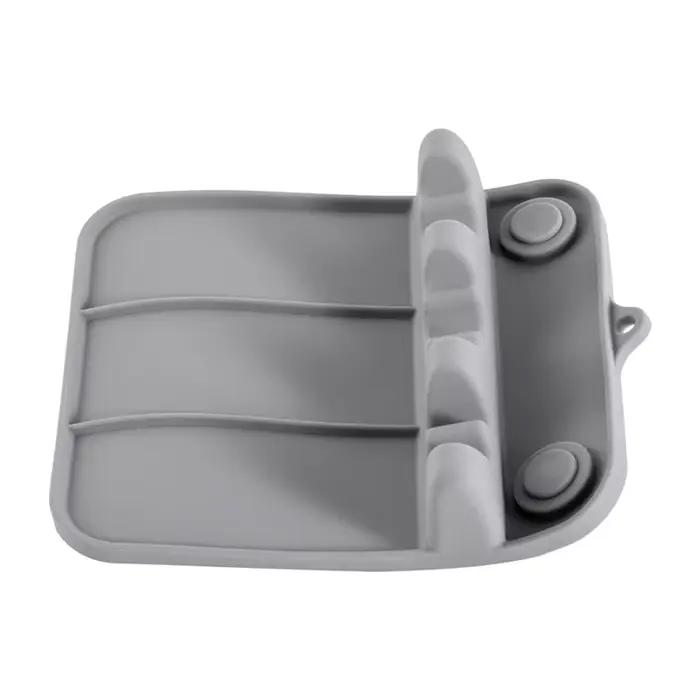 Ustensiles de cuisine en Silicone plateau de rangement cuillère spatule couvercle de Pot baguettes