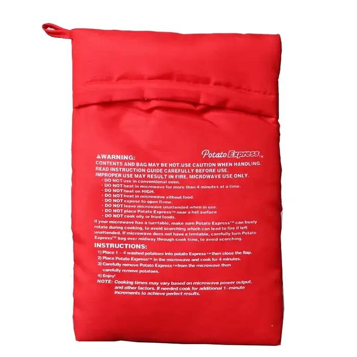 Sac de cuisson de pommes de terre au micro-ondes