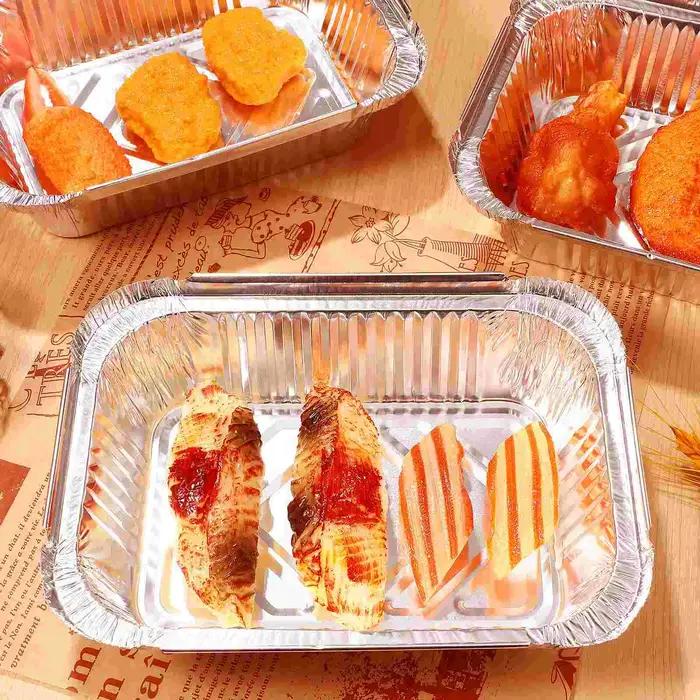 Plateau de four jetable en aluminium