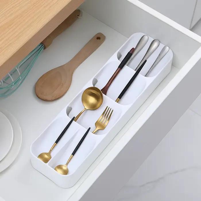 Plateau de rangement de couverts polyvalent de cuisine