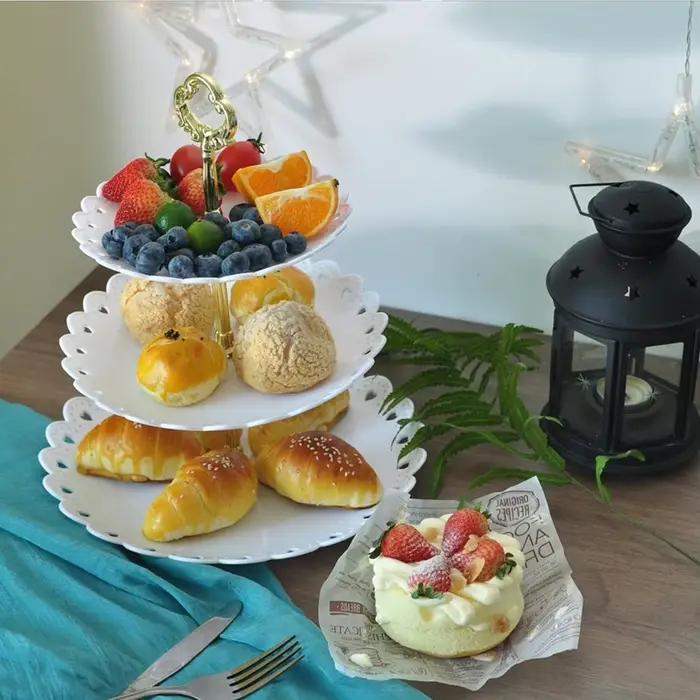 Support à gâteaux à 3 niveaux