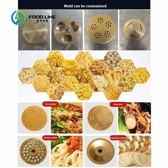 Machine à pâtes automatique sur mesure, production rapide, nettoyage facile, pour les entreprises de transformation alimentaire, en acier inoxydable, mélangeur intégré