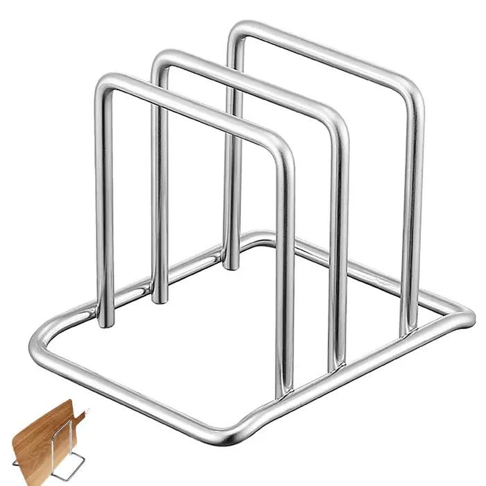 Support de planche à découper en acier inoxydable