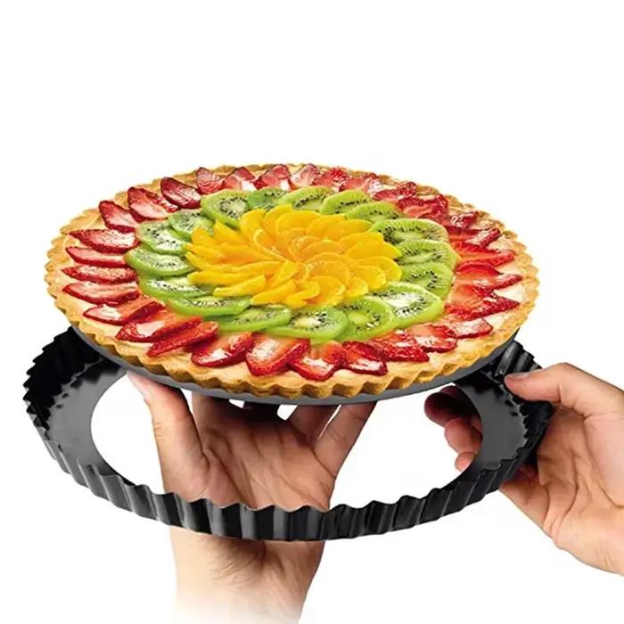 Moule rond antiadhésif pour tarte