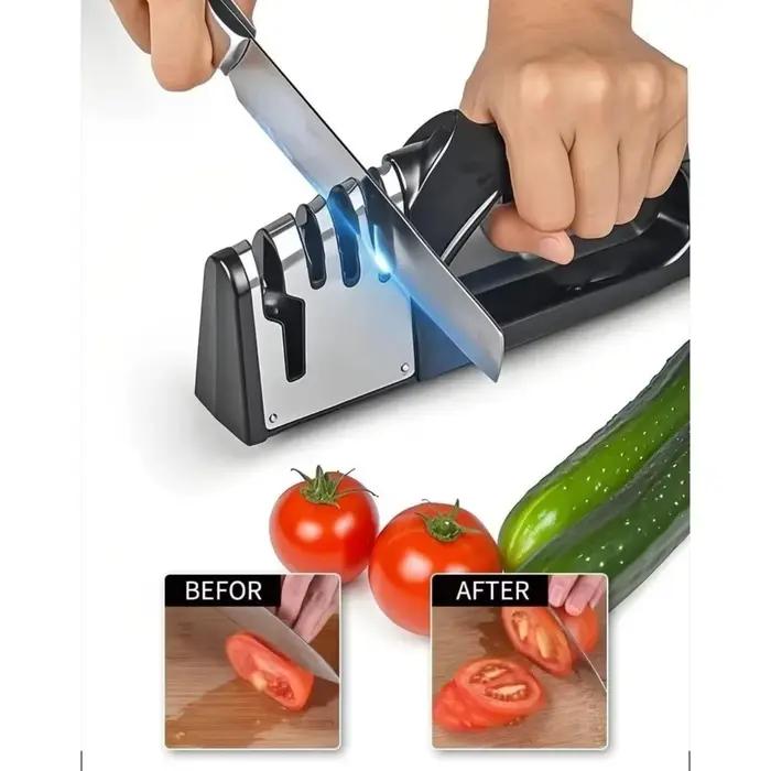 Aiguiseur de couteaux professionnel 4 en 1