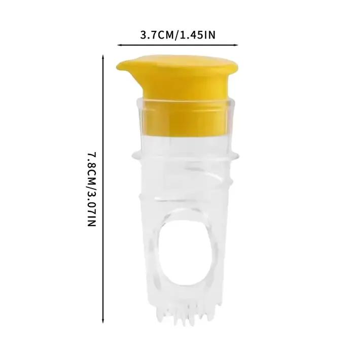 Presse-citron manuelle portable en plastique pour jus d'agrumes frais et écologique pour la maison et les occasions spéciales
