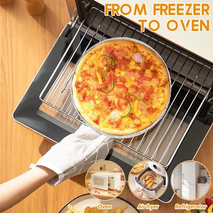 20 plateaux à pizza en aluminium de 8/11 pouces