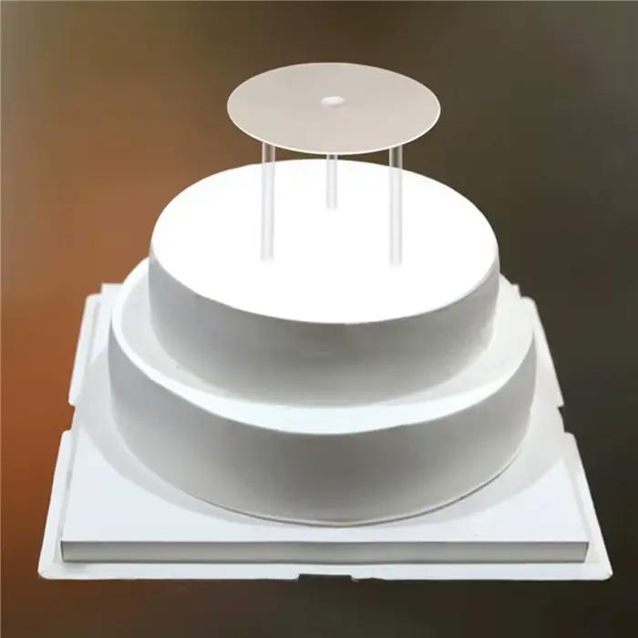 Cadre de Support de gâteau multicouche, supports pratiques, moule rond, Support de Dessert, entretoise, Support d'empilage, cuisine, outil de décoration de gâteau, bricolage, nouveau