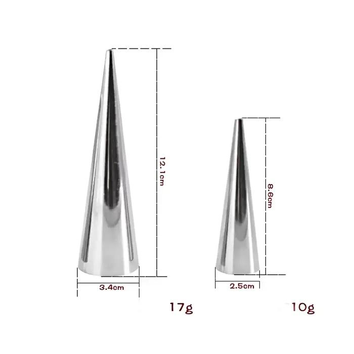 Moule à Corne en Acier Inoxydable pour la Crème
